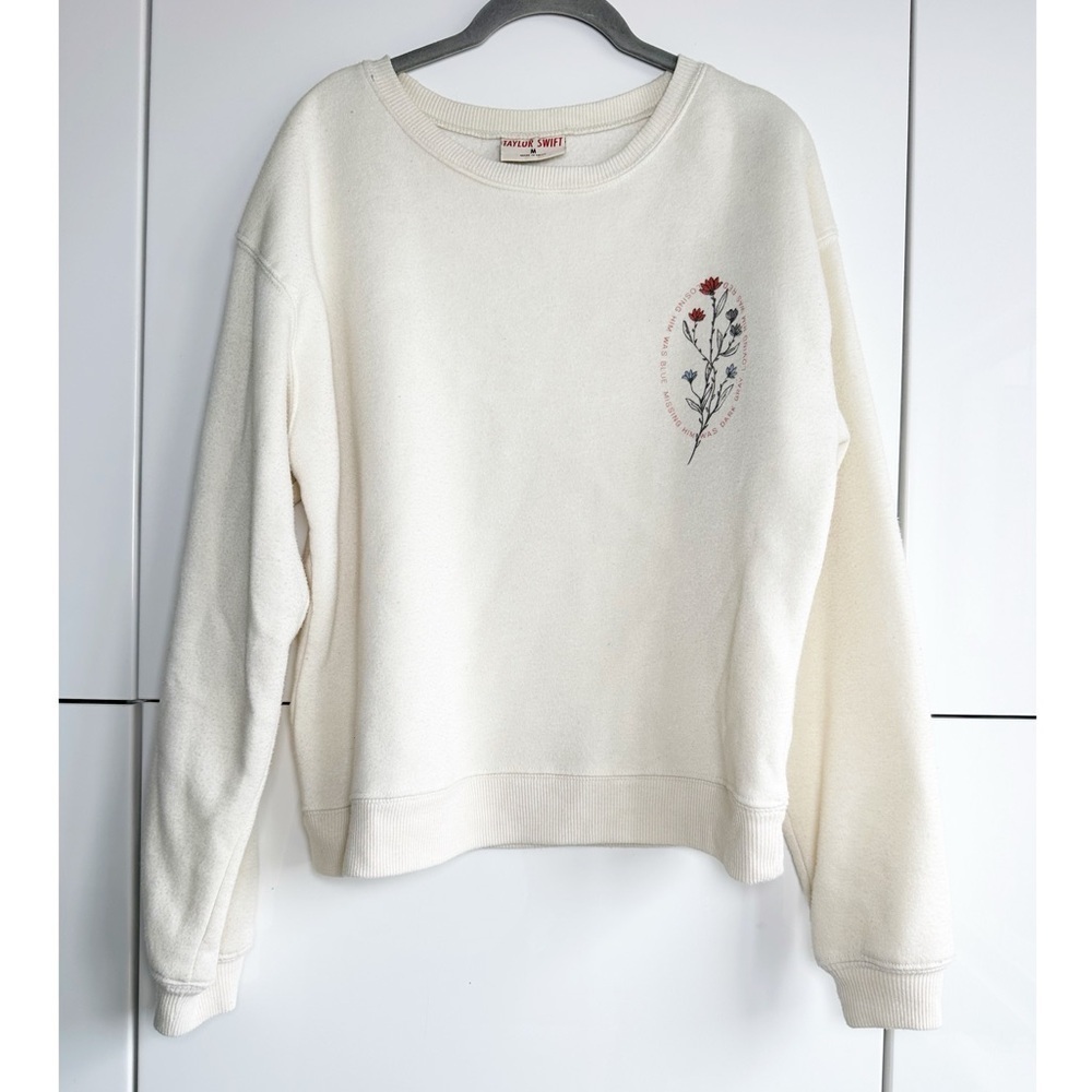 Taylor Swift Sweatshirt Red Album Crew Neck Loving Him Was Red